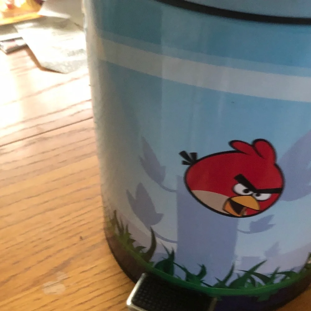 Red Bird Pet Bird Treat Bin - Blue